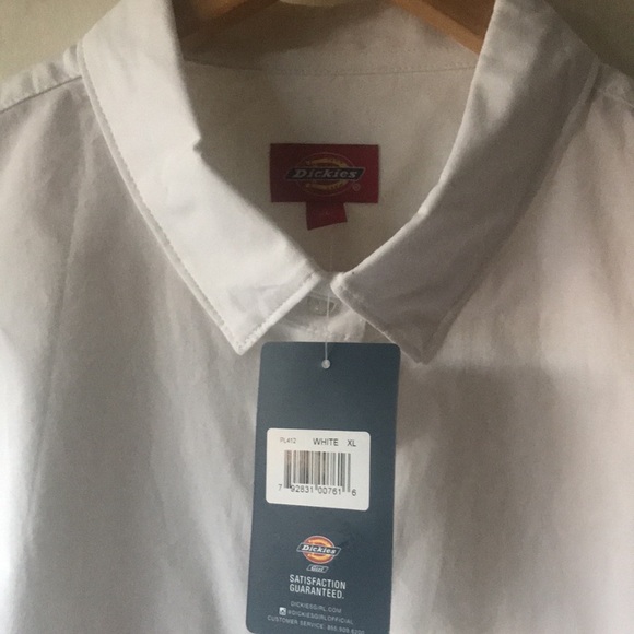 Dickies Girls XL Long White Sleeve Shirt NWT - Picture 3 of 15